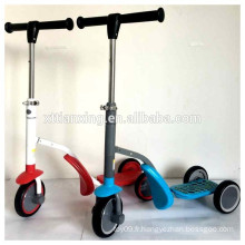 Nouveau produit sur le marché de la Chine 2in1 scooter enfant à vendre, scooter à 3 roues pour enfants, mini scooter, porcelaine prix le moins cher